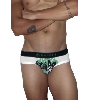 SLIP STAMP VERDE/BRANCO